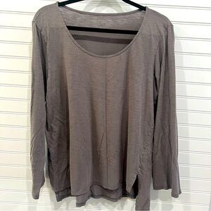 Eileen Fisher 100% Cotton Long Sleeve Sleepwear Tee